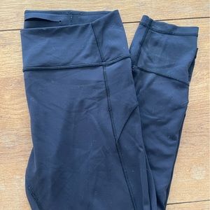 Lululemon Black Wunder Under Leggings